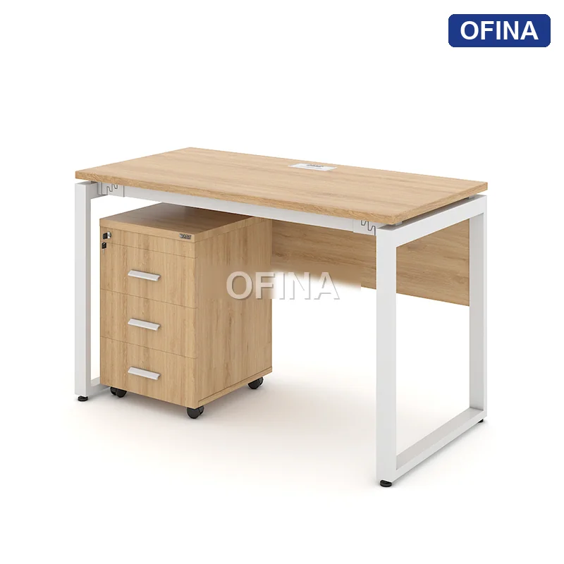 Bàn làm việc Eos EU01A khung trắng