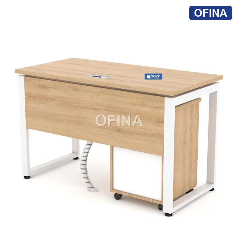 Bàn làm việc Eos EU01A khung trắng thumbnail 2