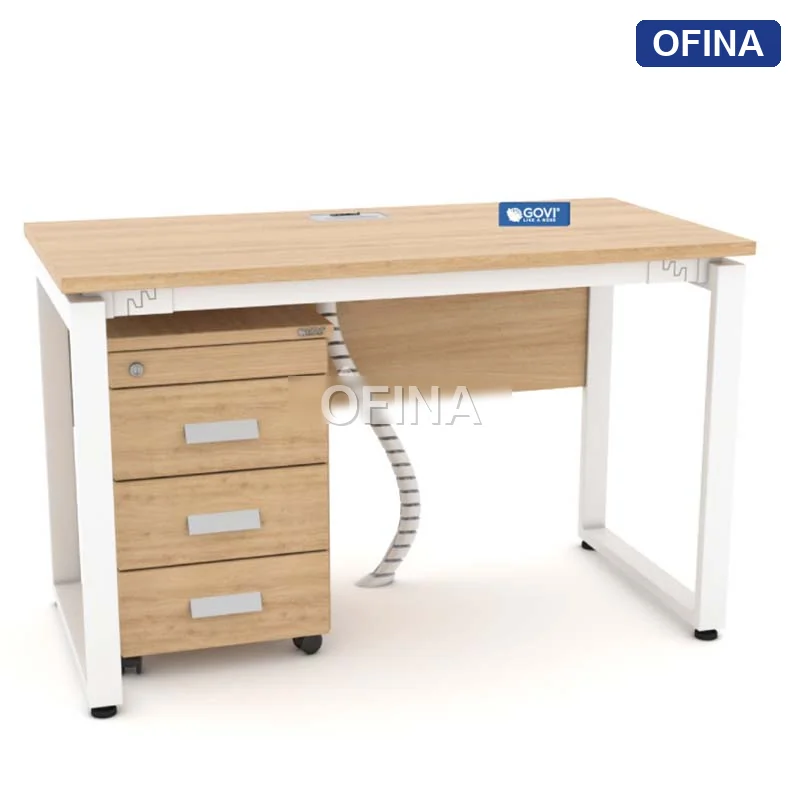 Bàn làm việc Eos EU01A khung trắng thumbnail 3