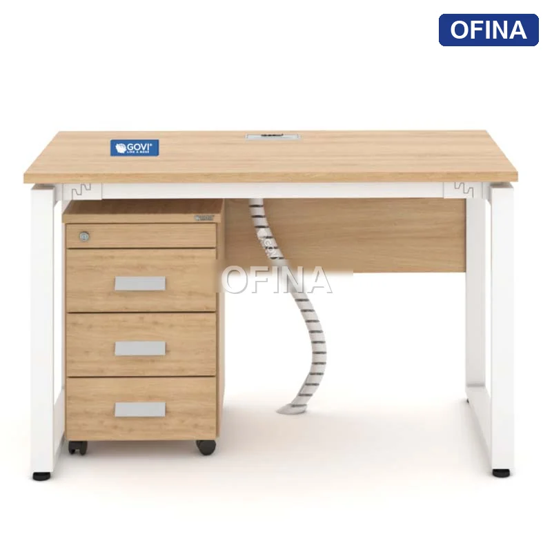 Bàn làm việc Eos EU01A khung trắng thumbnail 4