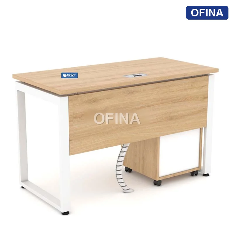 Bàn làm việc Eos EU01A khung trắng thumbnail 5