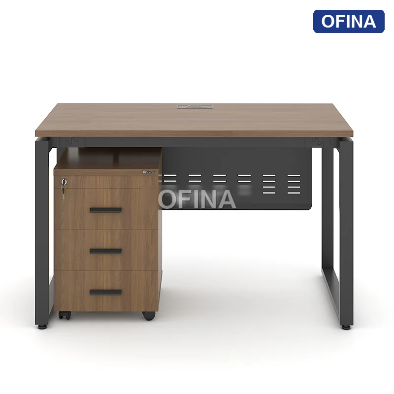 Bàn làm việc Eos EU01B khung đen thumbnail 2