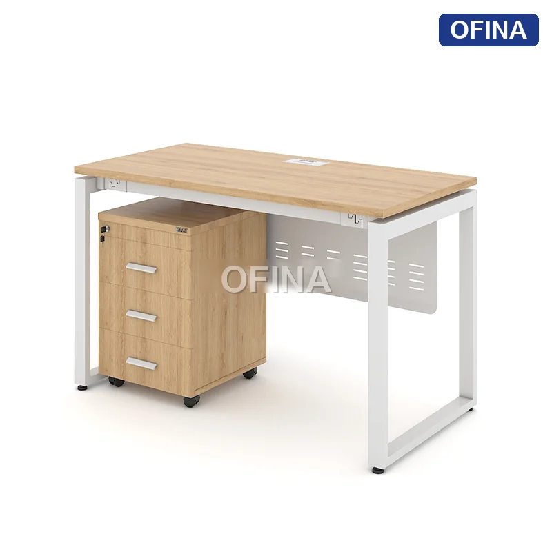 Bàn làm việc Eos EU01B khung trắng