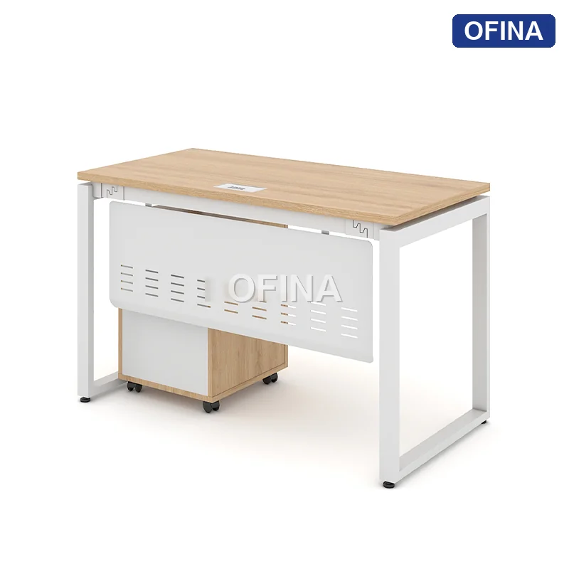 Bàn làm việc Eos EU01B khung trắng thumbnail 2