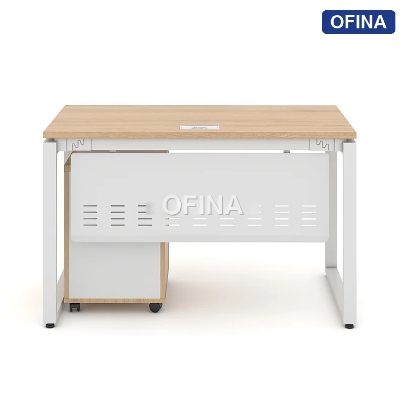 Bàn làm việc Eos EU01B khung trắng thumbnail 3