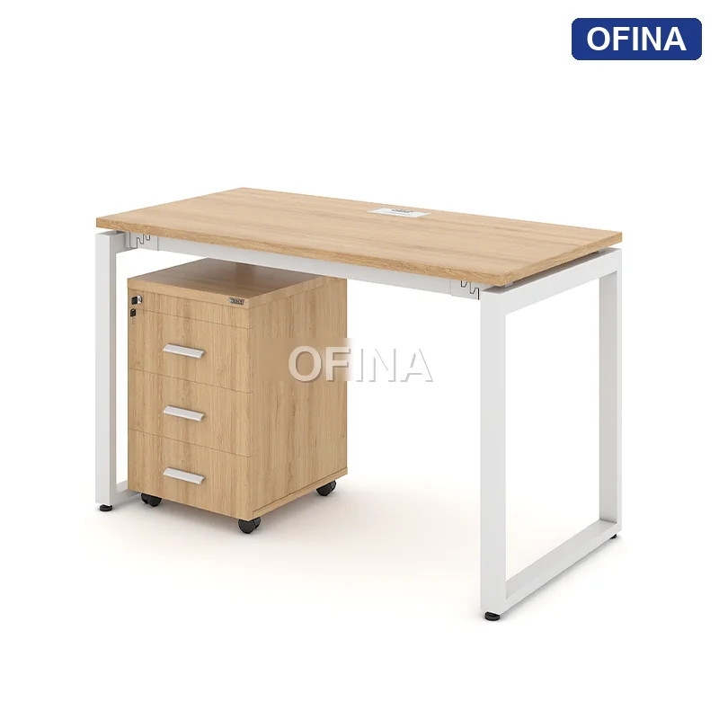 Bàn làm việc Eos EU01 khung trắng