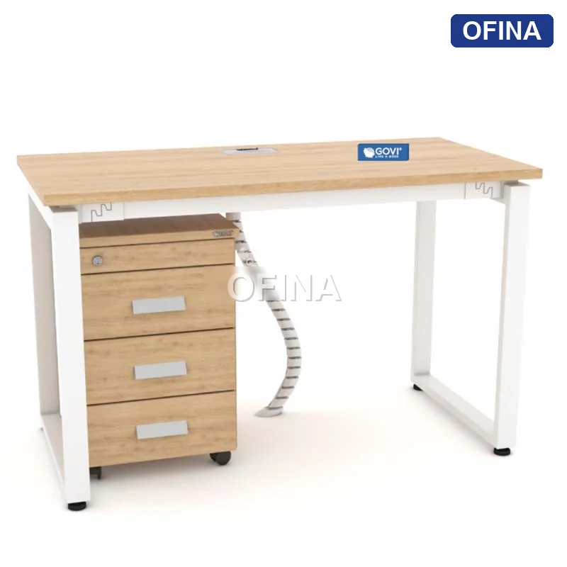 Bàn làm việc Eos EU01 khung trắng thumbnail 2