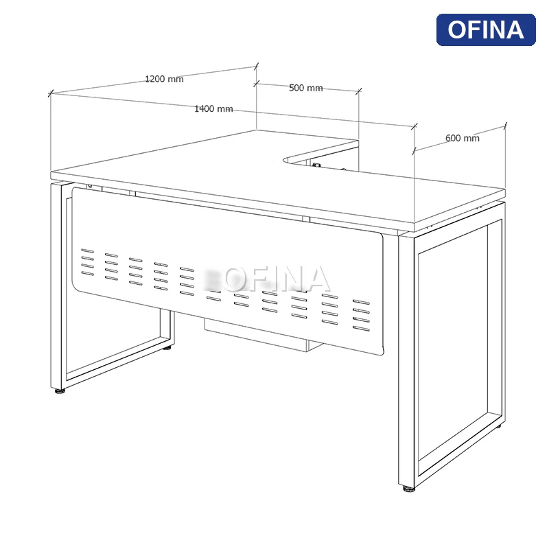 Bàn làm việc Eos EU10 thumbnail 8