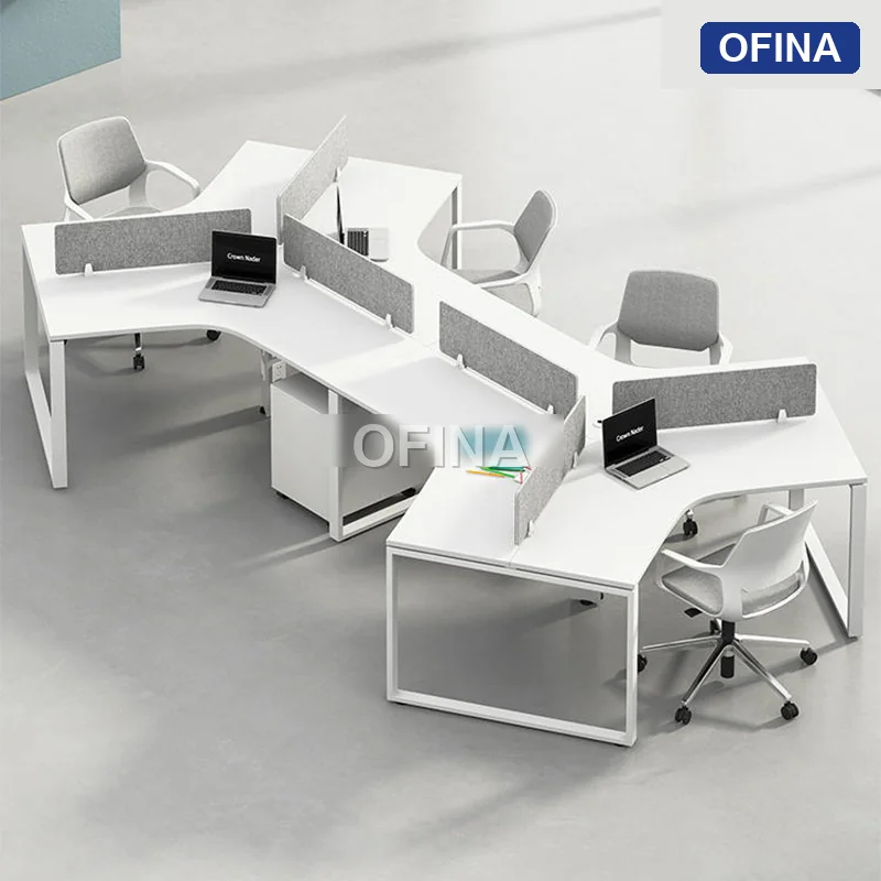 Cụm bàn làm việc 6 người Eos EUC01-4626-T
