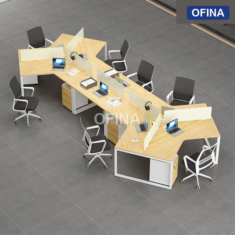 Cụm bàn làm việc 8 người Eos EUC01-5826