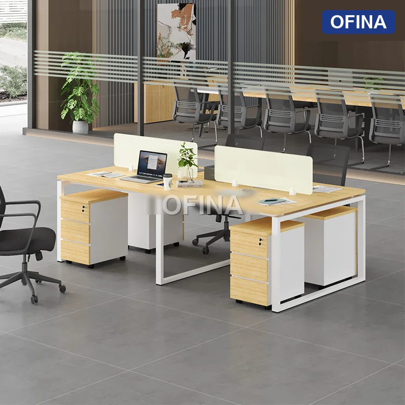 Cụm bàn làm việc 4 người Eos EUC02-2412