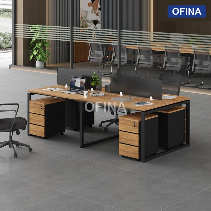 Cụm bàn làm việc 4 người Eos EUC02-2412 thumbnail 2