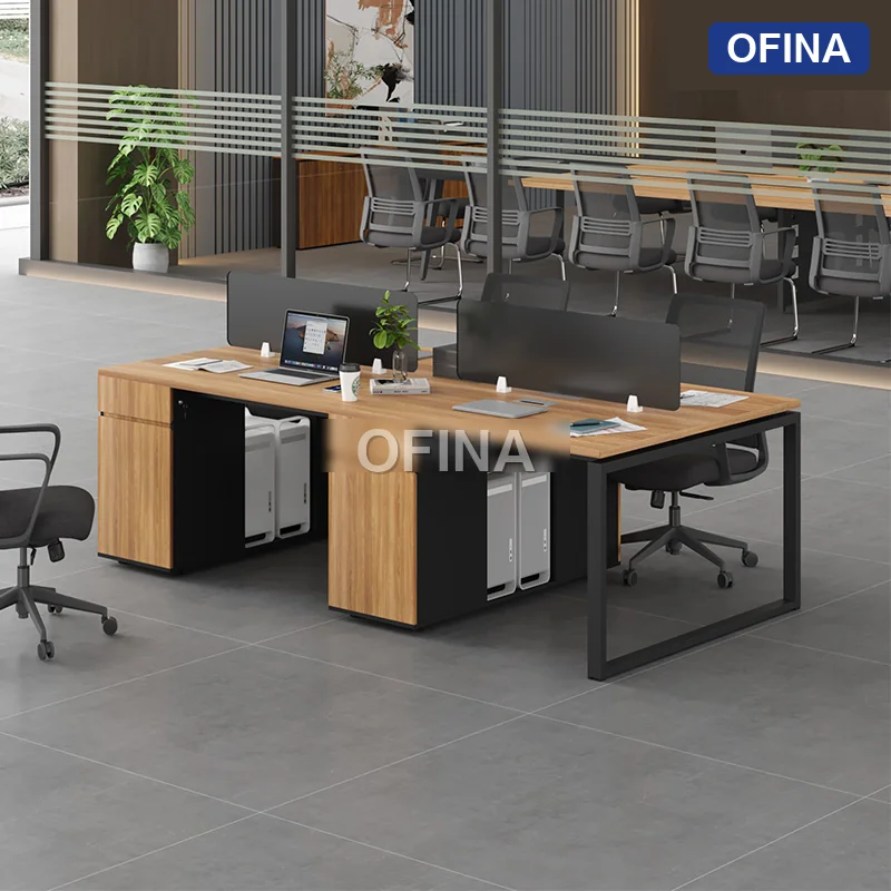 Cụm bàn làm việc 4 người Eos EUC03-2412