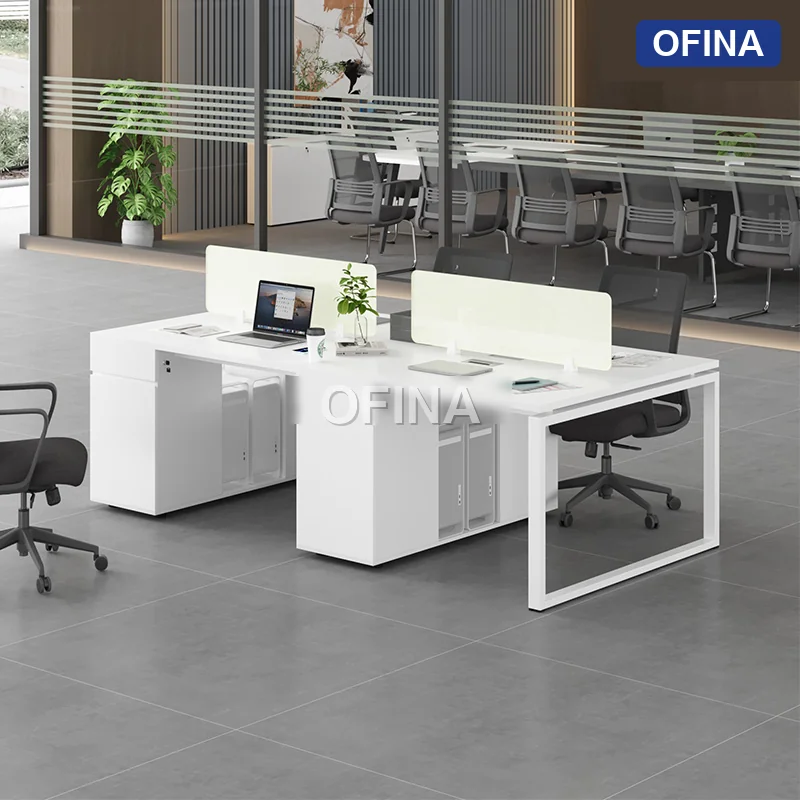 Cụm bàn làm việc 4 người Eos EUC03-2412 thumbnail 2