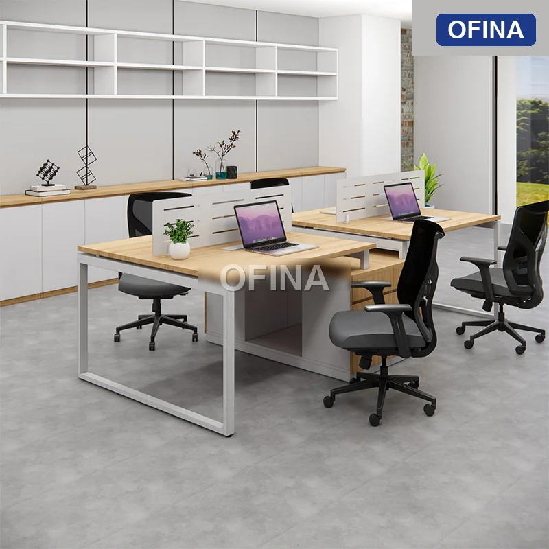 Cụm bàn làm việc 4 người Eos EUC06-2812 thumbnail 5