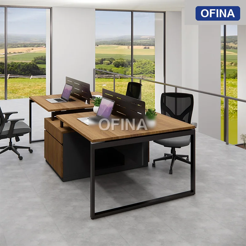 Cụm bàn làm việc 4 người Eos EUC06-2812 thumbnail 7