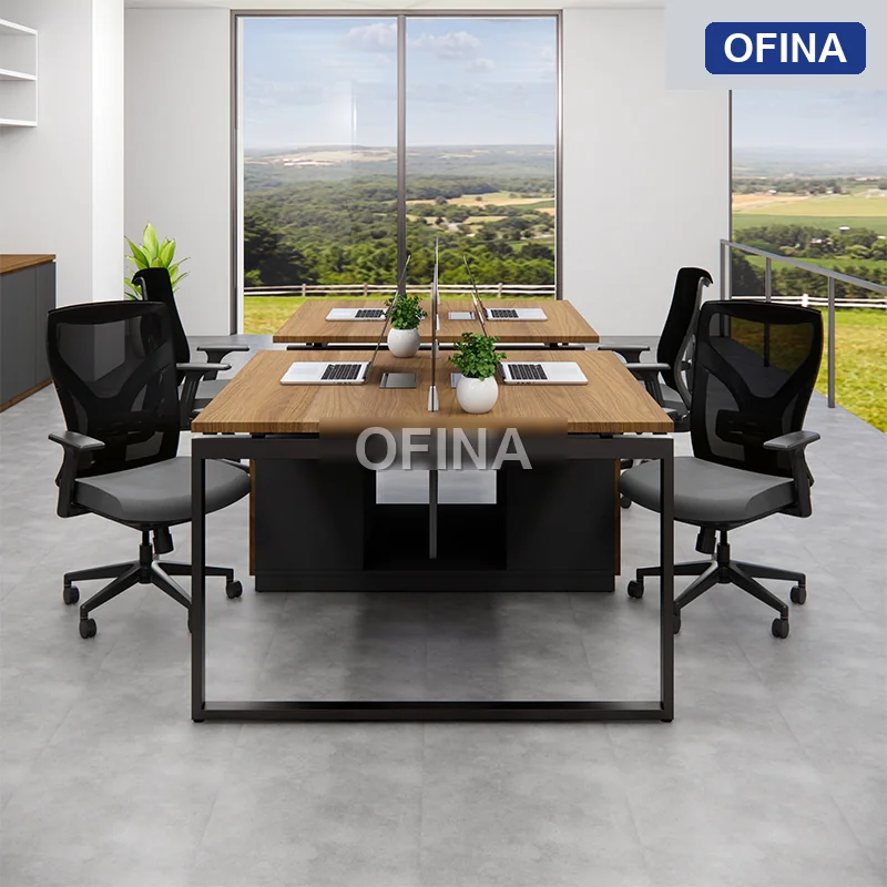 Cụm bàn làm việc 4 người Eos EUC06-2812 thumbnail 8