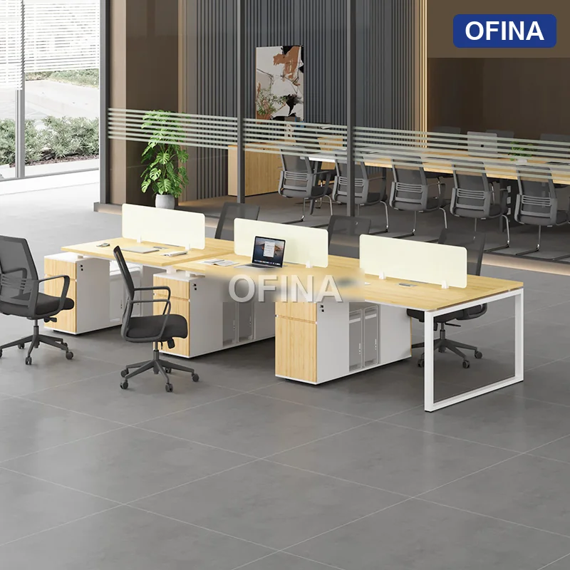 Cụm bàn làm việc 6 người Eos EUC06-4012