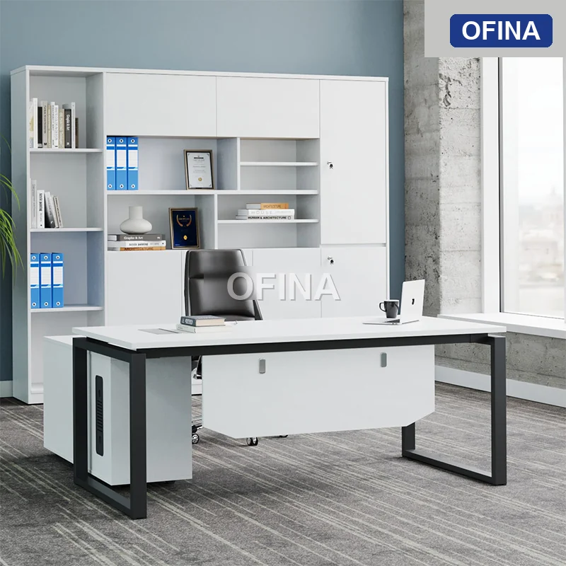 Bàn giám đốc Eos EUTP02-1608 khung đen thumbnail 7