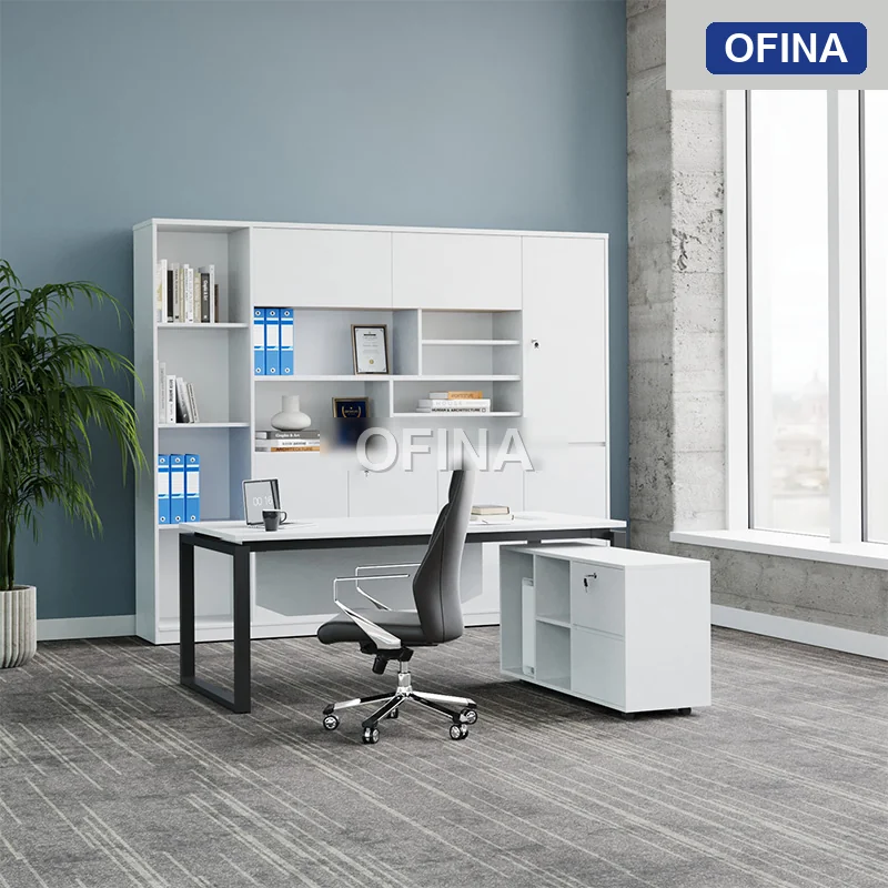 Bàn giám đốc Eos EUTP02-1608 khung đen thumbnail 8