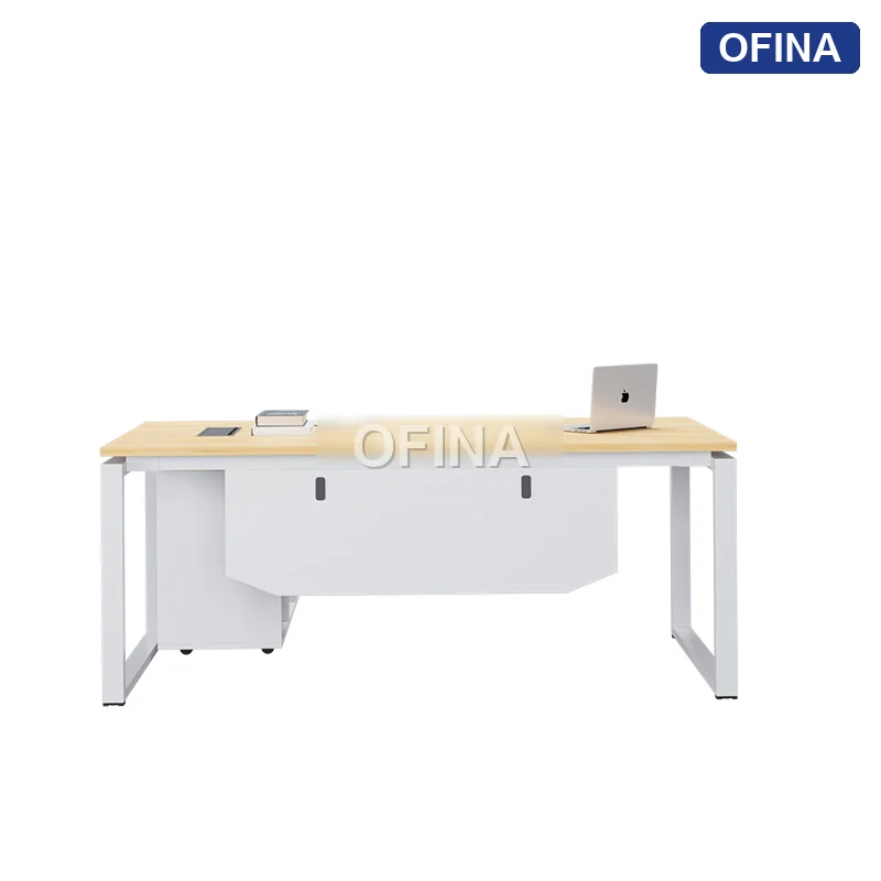 Bàn giám đốc Eos EUTP02-1608 khung trắng thumbnail 4