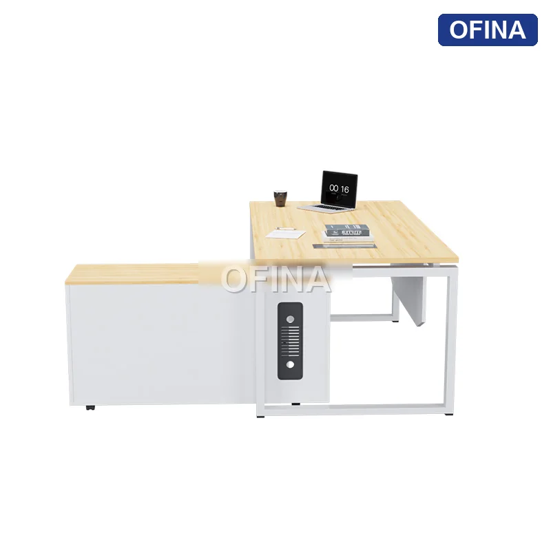 Bàn giám đốc Eos EUTP02-1608 khung trắng thumbnail 5