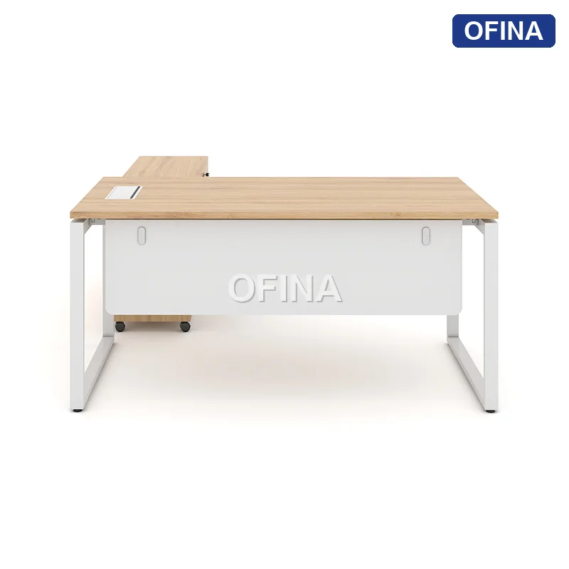 Bàn giám đốc Eos EUTP02-1608 khung trắng thumbnail 6