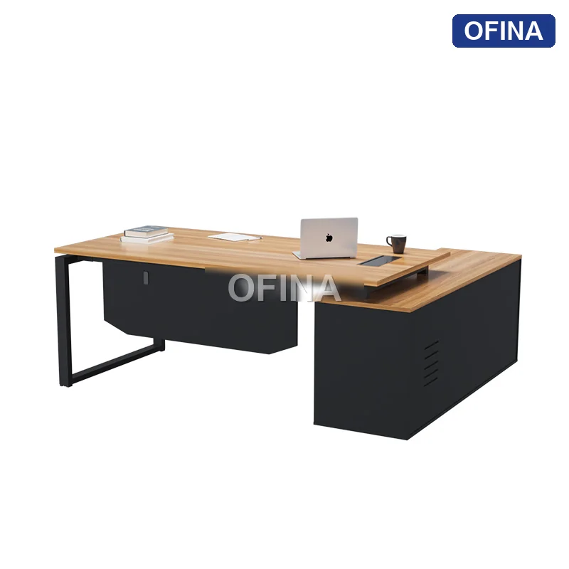 Bàn giám đốc Eos EUTP03 khung đen thumbnail 6