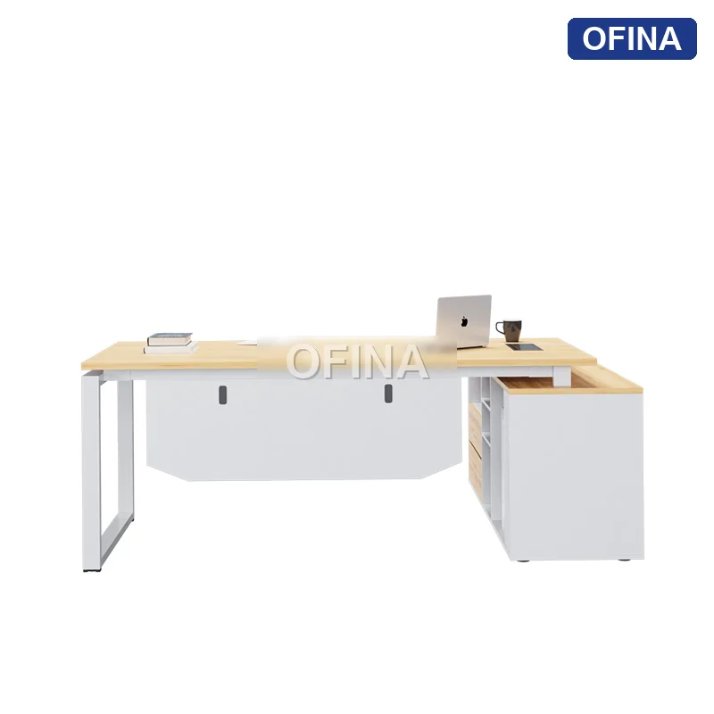 Bàn giám đốc Eos EUTP03 khung trắng thumbnail 5