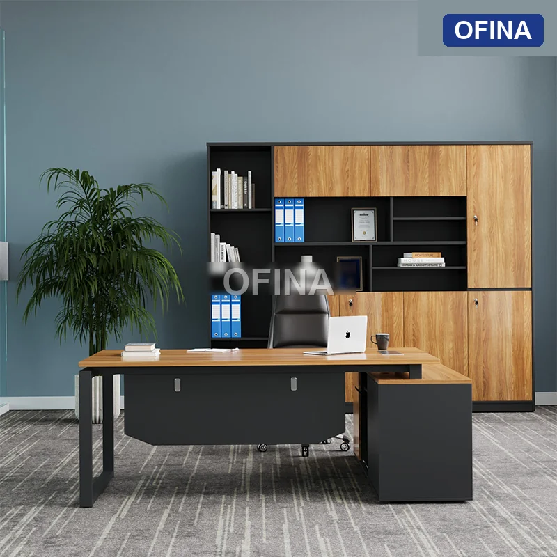 Bàn giám đốc Eos EUTP04 khung đen thumbnail 2