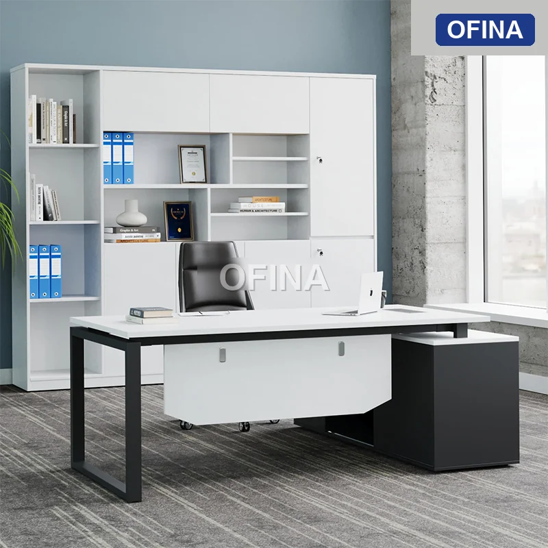 Bàn giám đốc Eos EUTP04 khung đen thumbnail 3