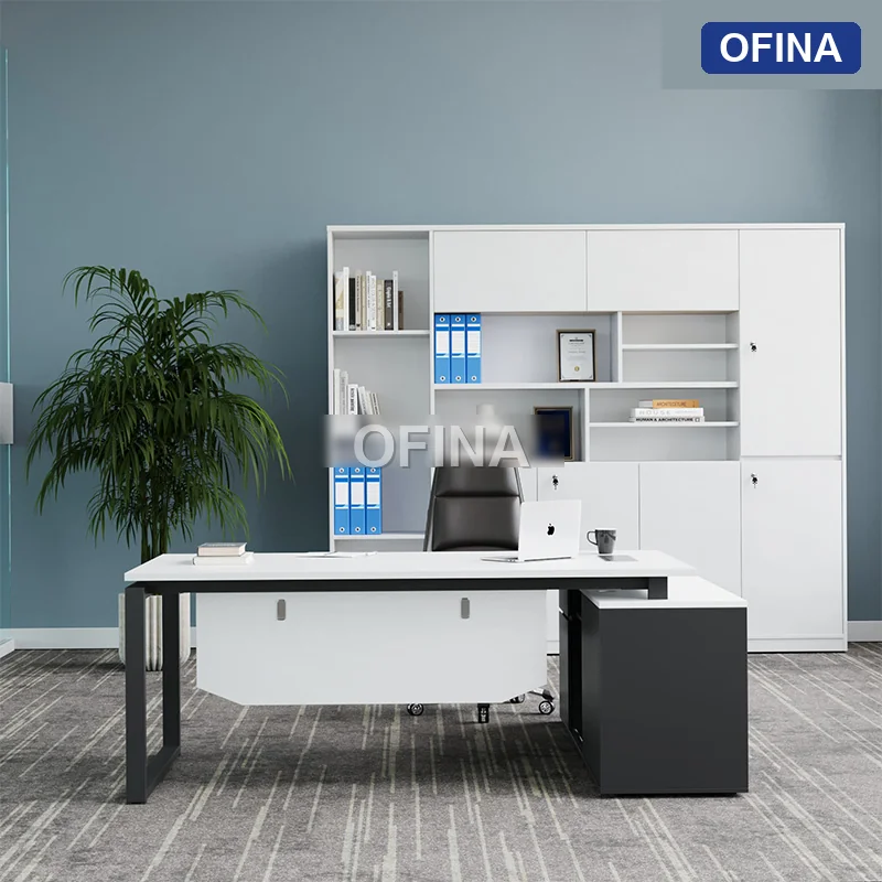 Bàn giám đốc Eos EUTP04 khung đen thumbnail 4