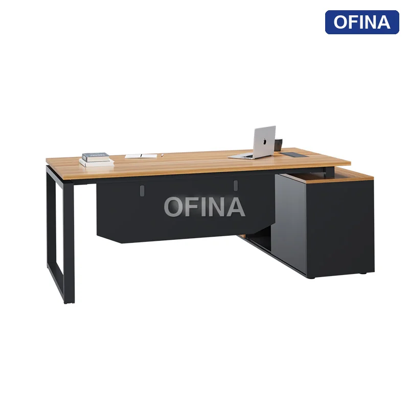 Bàn giám đốc Eos EUTP04 khung đen thumbnail 6