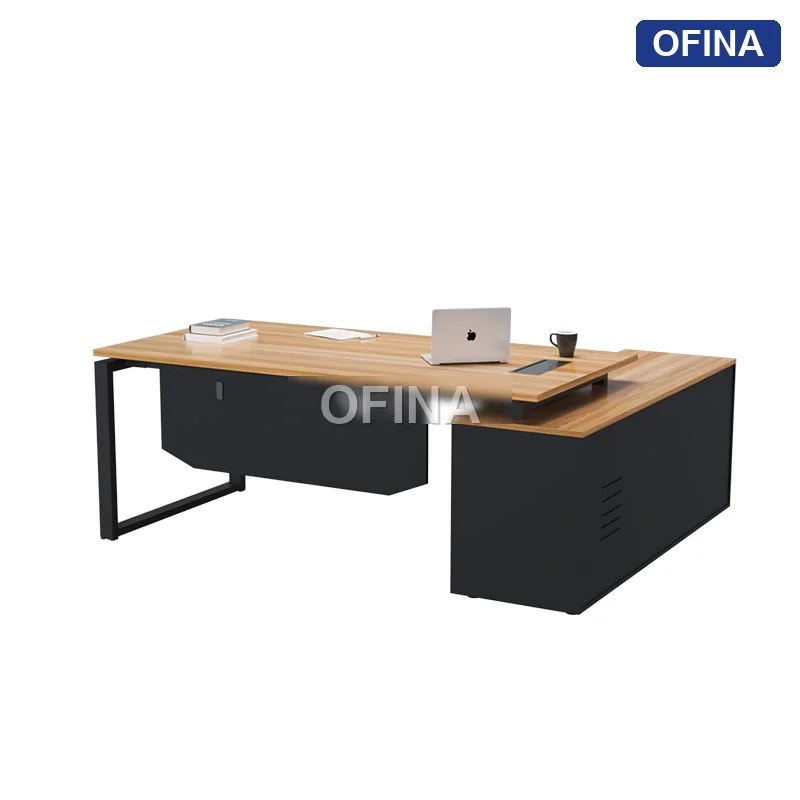 Bàn giám đốc Eos EUTP04 khung đen thumbnail 7