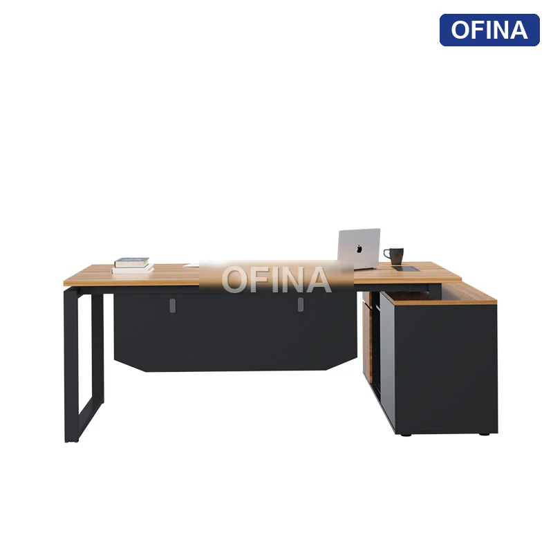 Bàn giám đốc Eos EUTP04 khung đen thumbnail 8