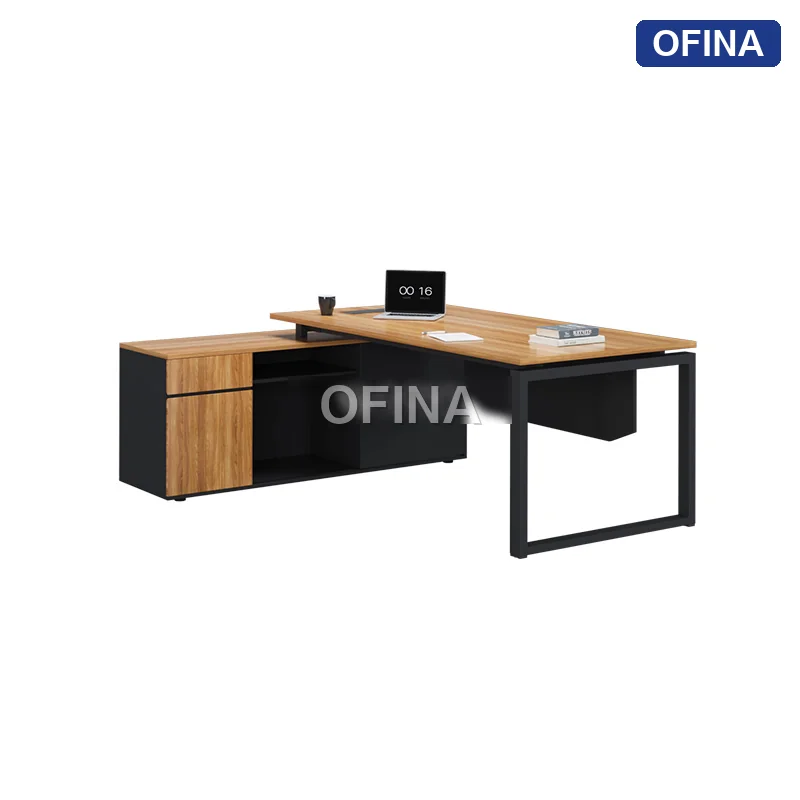 Bàn giám đốc Eos EUTP04 khung đen thumbnail 9