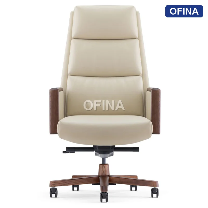 Ghế lãnh đạo da bò Fuji FJ-12A-BL thumbnail 10