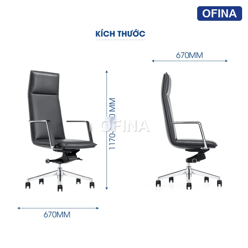 Ghế lãnh đạo da FUJI FJ-1819A thumbnail 5