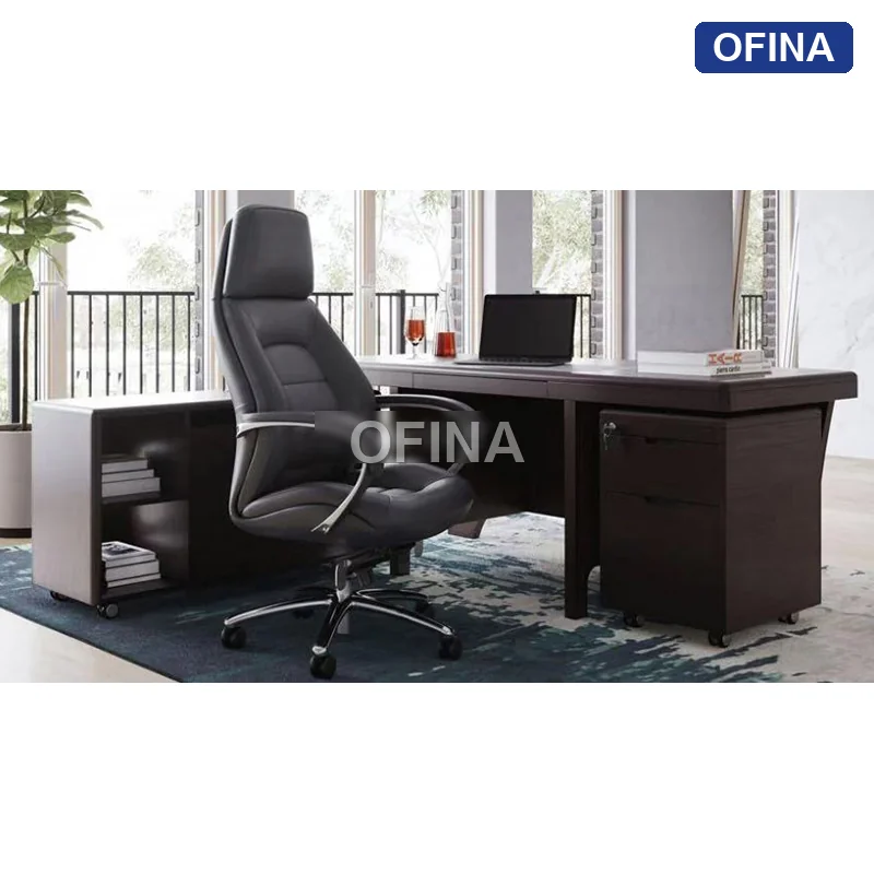 Ghế lãnh đạo da bò Fuji FJ-181A-BL thumbnail 3