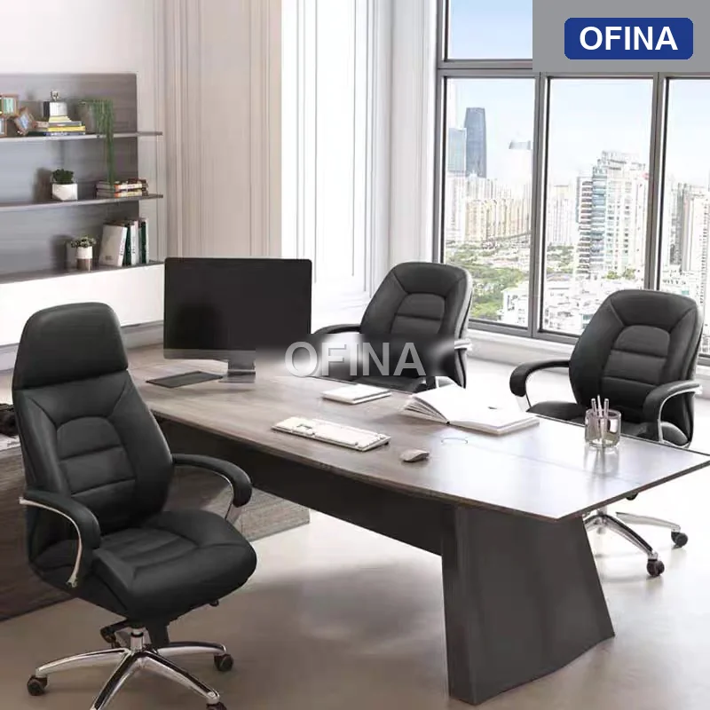 Ghế lãnh đạo da bò Fuji FJ-181A-BL thumbnail 5