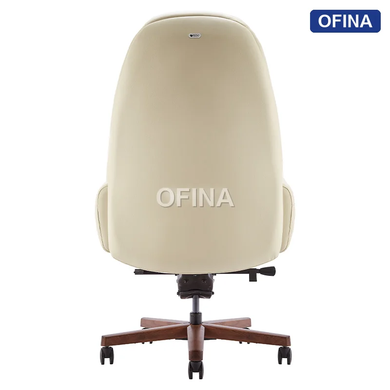 Ghế lãnh đạo da bò Italy Fuji FJ-183A-WH thumbnail 4