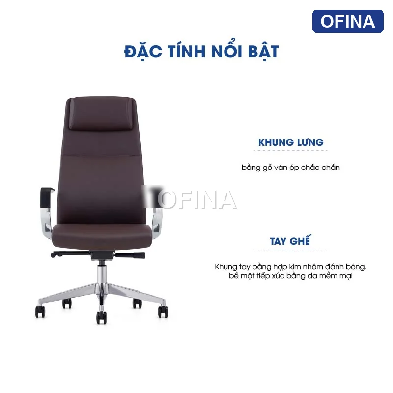 Ghế lãnh đạo da FUJI FJ-2218A thumbnail 3