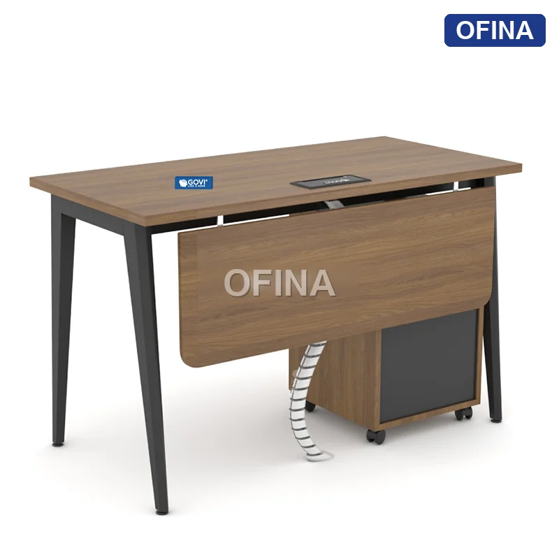 Bàn làm việc Gaia GA01A khung đen thumbnail 2