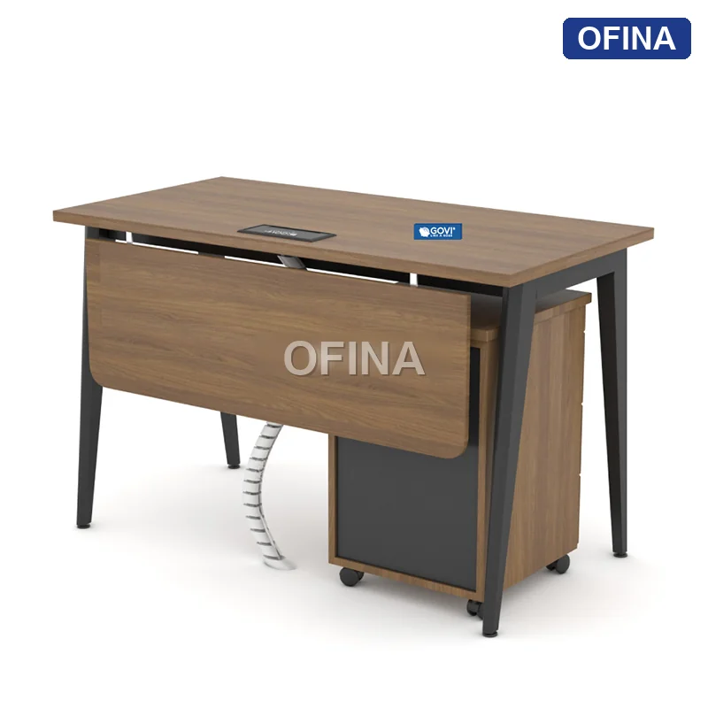 Bàn làm việc Gaia GA01A khung đen thumbnail 3