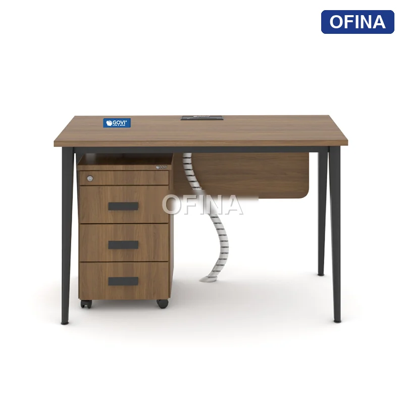 Bàn làm việc Gaia GA01A khung đen thumbnail 4