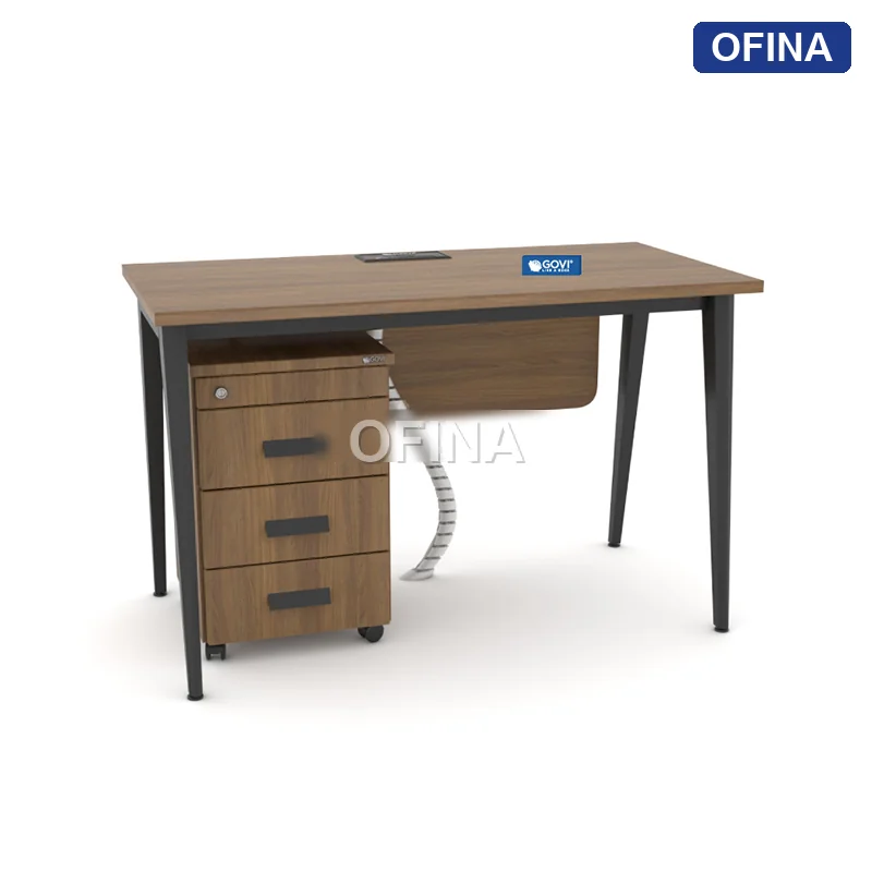 Bàn làm việc Gaia GA01A khung đen thumbnail 5