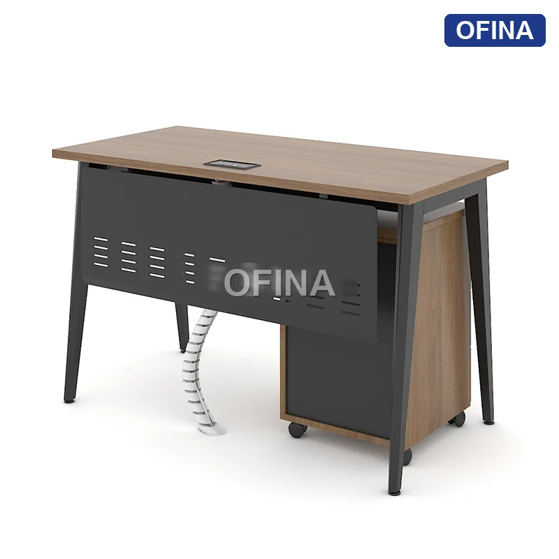 Bàn làm việc Gaia GA01B khung đen thumbnail 6