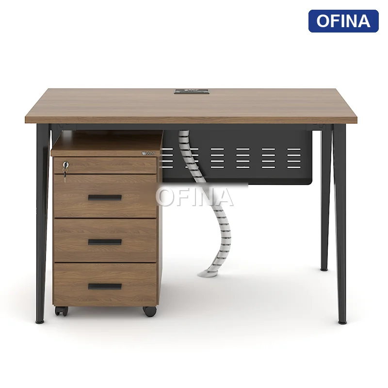 Bàn làm việc Gaia GA01B khung đen thumbnail 7