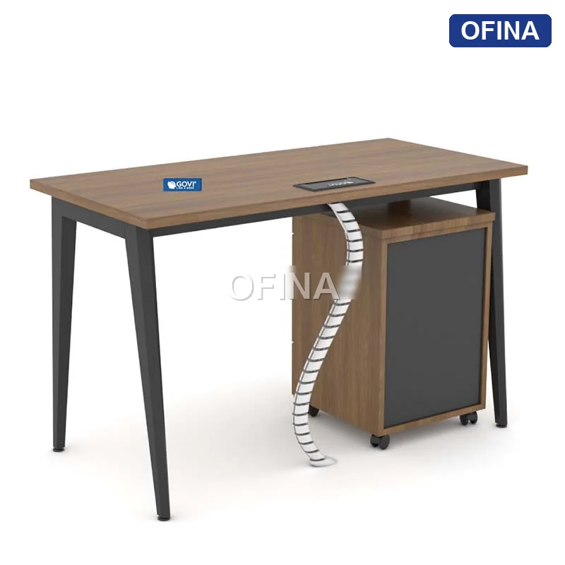Bàn làm việc Gaia GA01 khung đen thumbnail 2