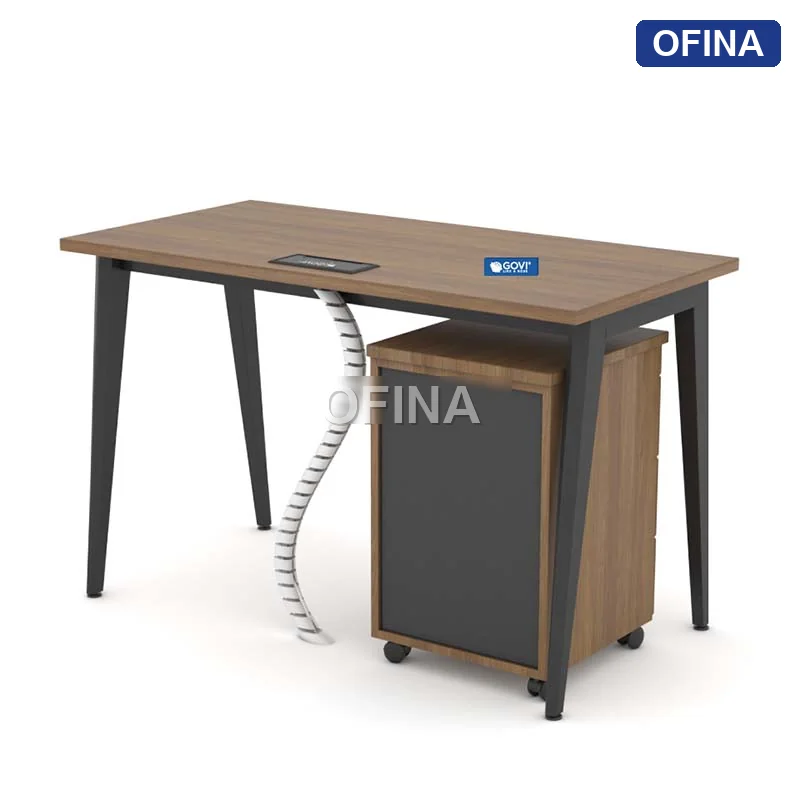 Bàn làm việc Gaia GA01 khung đen thumbnail 3